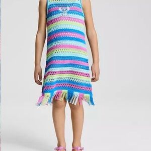 Disney Stitch Crochet With Fringe Hem Dress 3T NWT